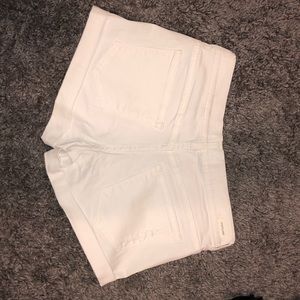 Sneak peek white shorts